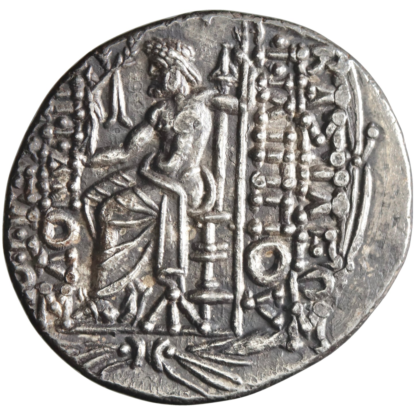Seleucid, Philip I Philadelphos, silver tetradrachm, mint in Cilicia, 94-87 BCE, Zeus