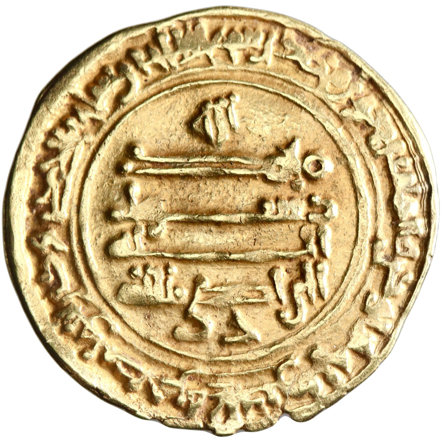 Abbasid, al-Radi, gold dinar, Madinat al-Salam (Baghdad) mint, AH 322-329