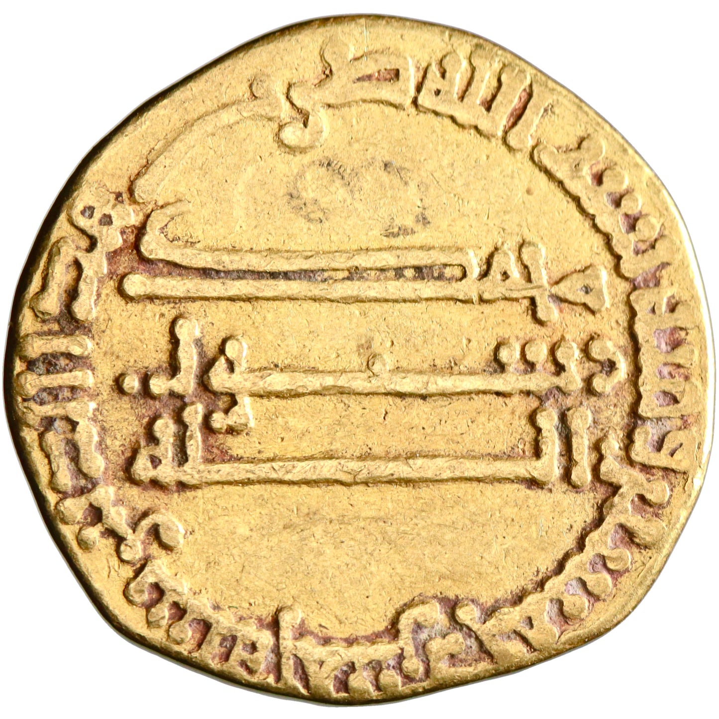 Abbasid, al-Mansur, gold dinar, AH 155