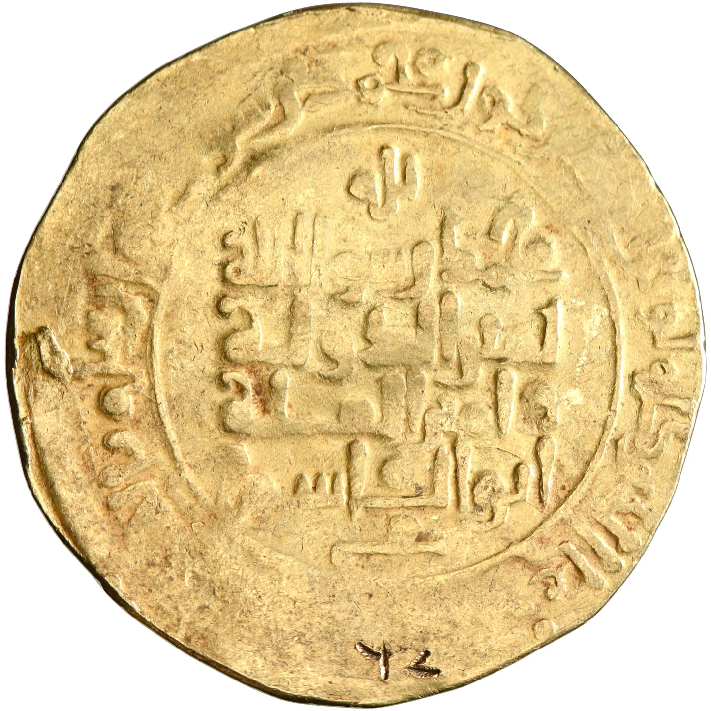 Ghaznavid, Mahmud ibn Sebuktegin, gold dinar, Herat mint, AH 395, citing al-Qadir