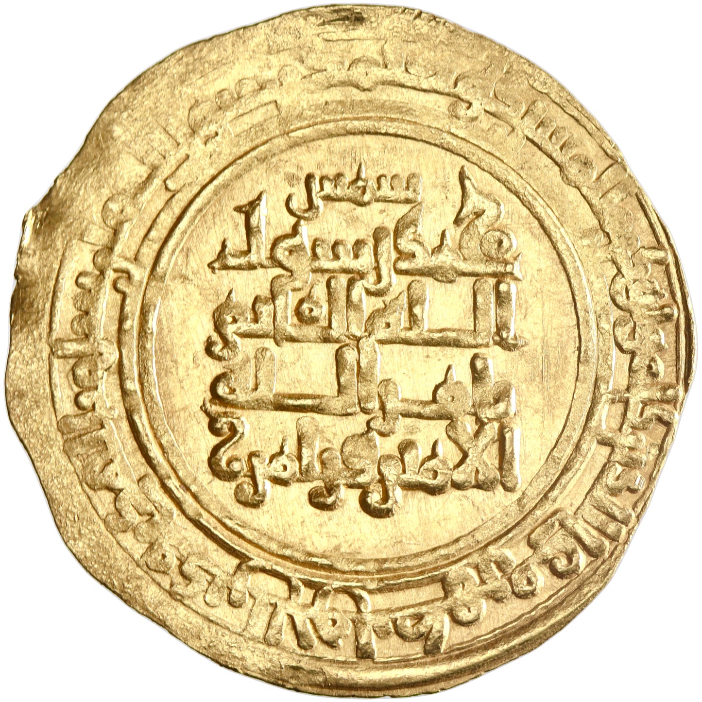 Kakwayhid, Faramurz, gold dinar, Isbahan (Isfahan) mint, AH 435, citing al-Qa'im and Tughril Beg