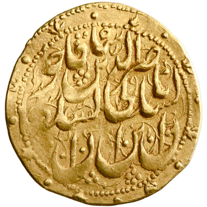 Qajar, Nasir al-Din Shah, gold toman, Rasht mint, AH 1271
