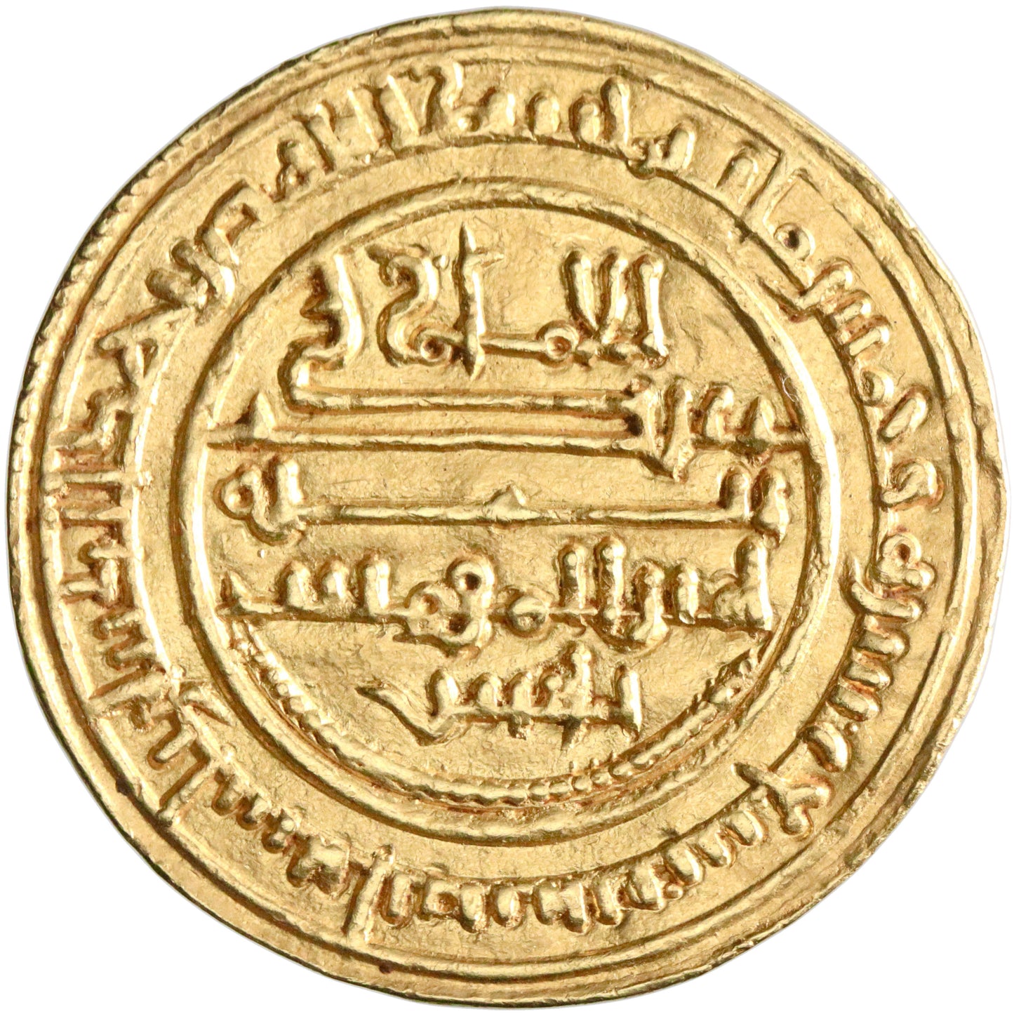 Almoravid, 'Ali ibn Yusuf ibn Tashfin, gold dinar, Ishbiliya (Seville, Spain) mint, AH 519, citing Yasir