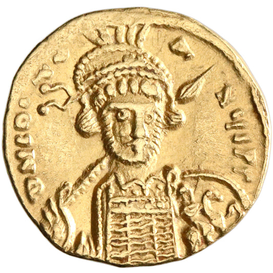 Byzantine, Constantine IV Pogonatus, gold solidus, Constantinople mint, officina I, 668-685 CE, Heraclius and Tiberius