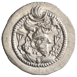 Sasanian: Peroz (457-484), silver drachm (3.80g), DA (Darabgird) mint, 457-484 CE.